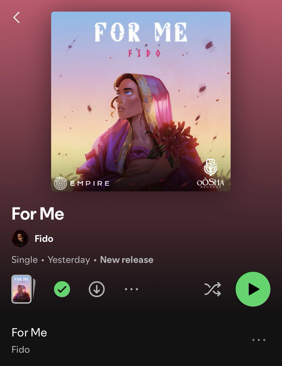noxgenre's tweet photo. 🚨 FIDO DROPS “FOR ME” 🥹🔥

A special record from Fido, and one you’ll want to have on repeat. 🎶

🚨 OUT NOW 🚨

#Fido #ForMe #NewMusic #NXGApproved https://t.co/tOrm2Vs59b