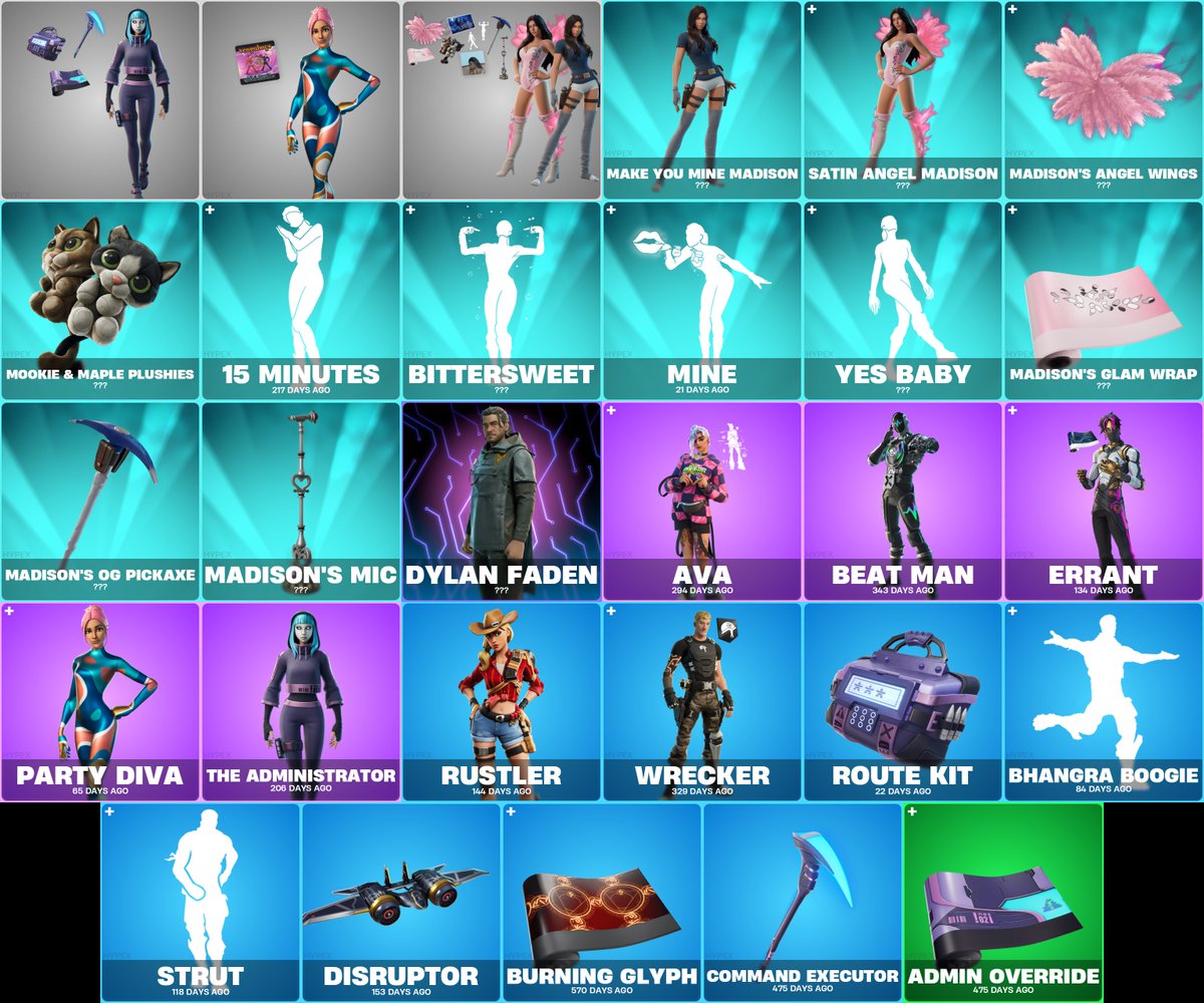 ## New post from @hypex LEAKED FORTNITE SHOP TONIGHT https:/