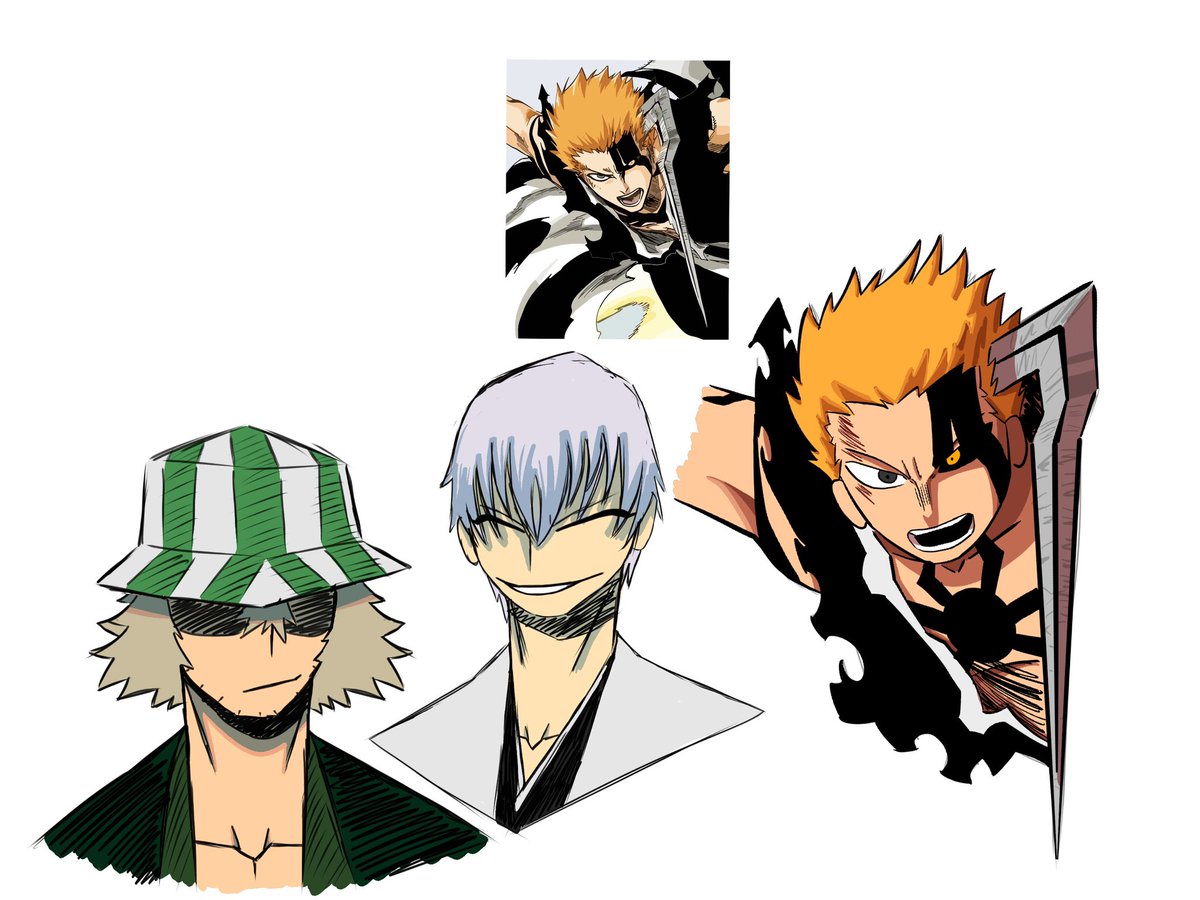 BCJR80's tweet photo. Bleach doodles https://t.co/GL35VJ4B36