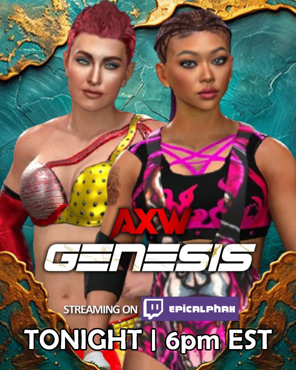 AXWrestle's tweet photo. @PitStone34 may not have gotten the job done against Kristy Ace, but that won't stop her! She is back, and she is once again teaming up with @BombshellAnna2k as The Dawgs Of Genocide are in action!

#AXWGenesis

Tonight @ 6pm EST | https://t.co/B8UYVgjCuK https://t.co/FPAMnLtpgp