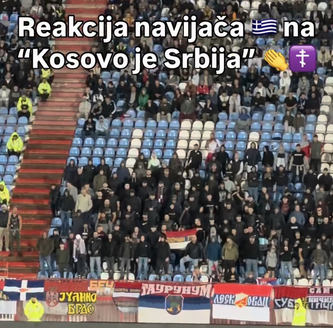 AutonomousGreco's tweet photo. Cyprus is Greek 🇬🇷🇨🇾
Kosovo is Serbia 🇷🇸 
#SRBGRE https://t.co/iFacIC0lqi