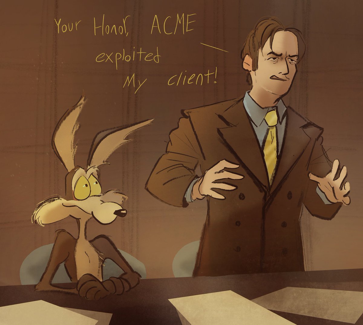 ani_makes_art's tweet photo. In a courtroom in Albuquerque… https://t.co/bQkkPHv3rD