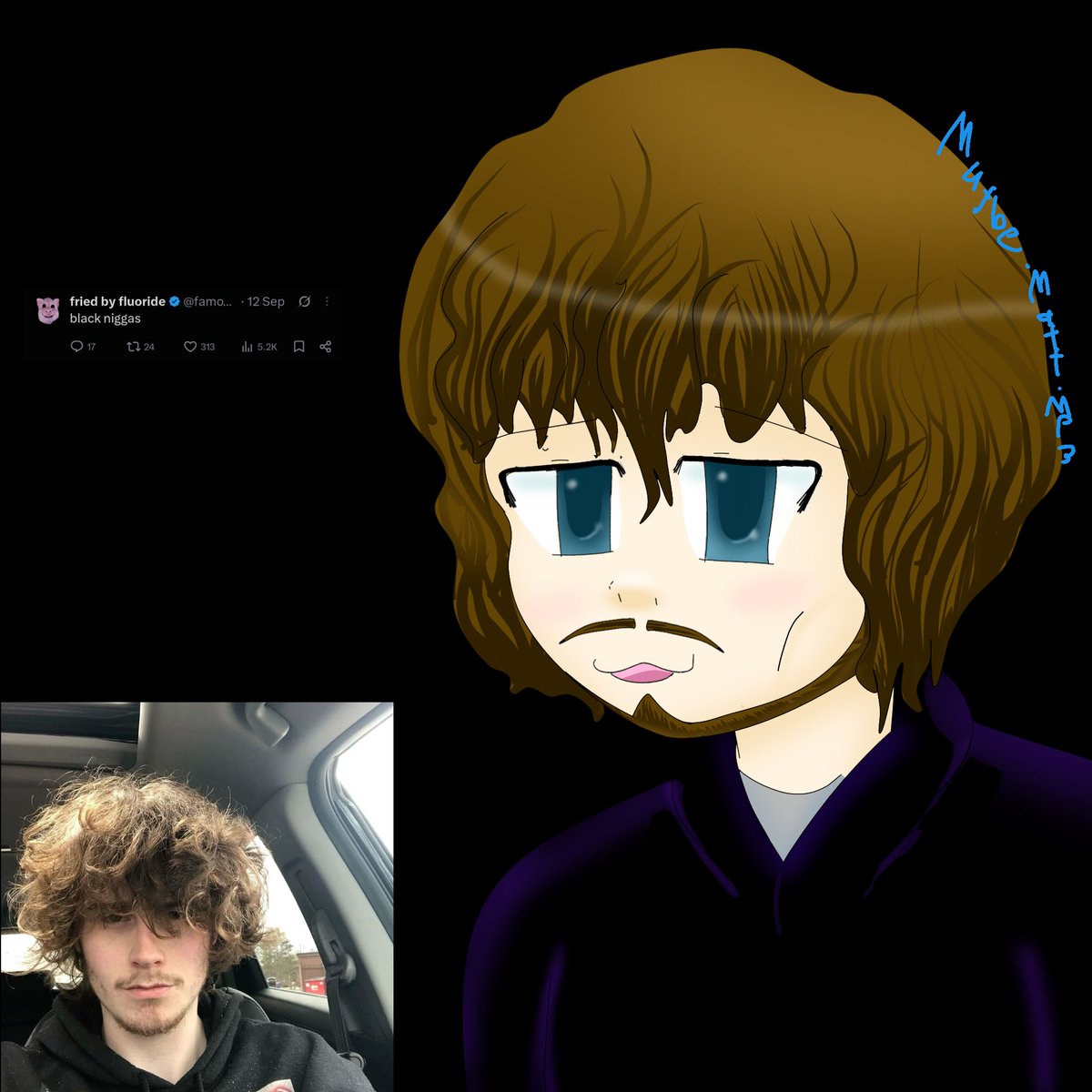 maybemattmp3's tweet photo. @famousincel Nigga look at my fanart now https://t.co/fkOQWQ5uvK