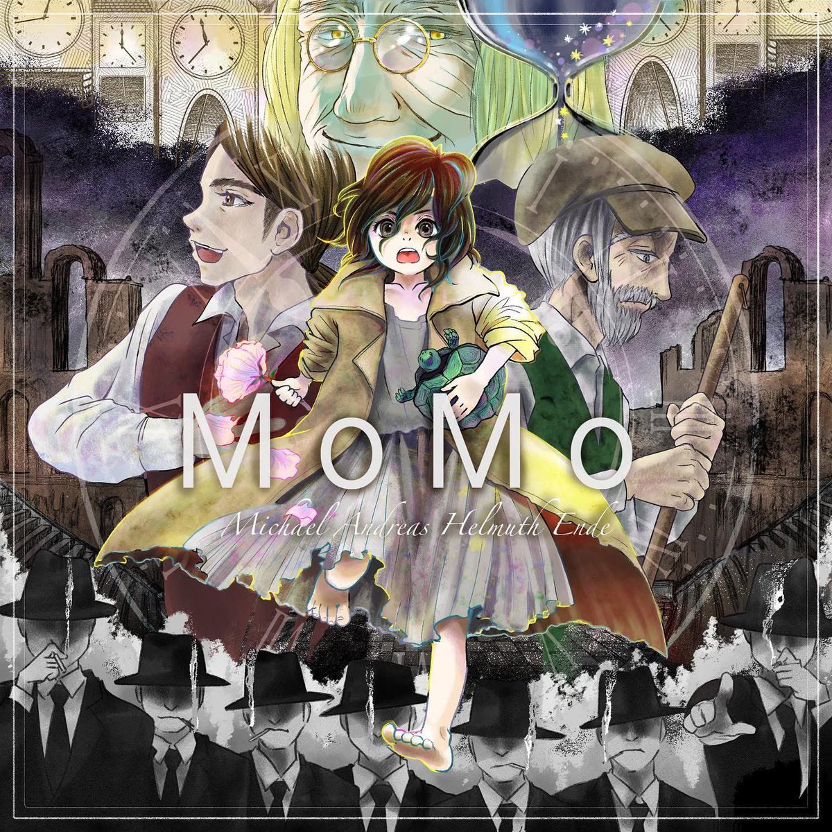 watamasmommo's tweet photo. 昔描いたミヒャエルエンデ「モモ」のファンアートが出てきたのでこちらにも
大人になって読むとまた味わい深いんですよねぇ https://t.co/gIcGOL4vAf