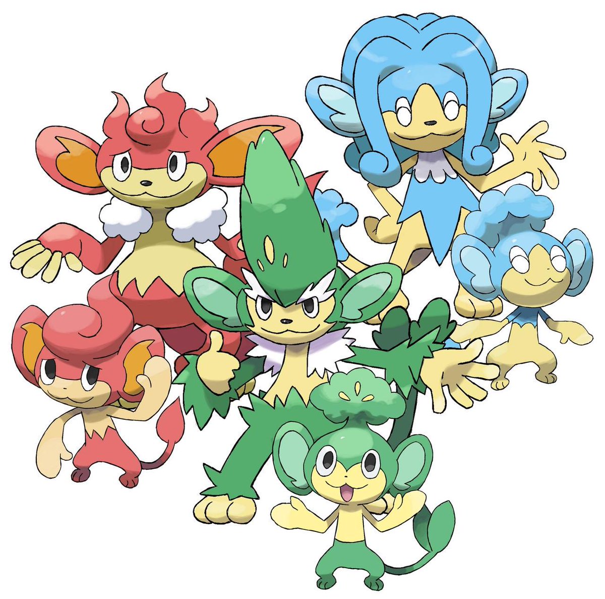Peko_girlboss's tweet photo. I feel really bad for the elemental monkeys because looking back in retrospect, you can tell gamefreak REALLY wanted people to like them 

-first gym leaders ace
-rivals all use them
-they straight up give you one to compliment your starter for crying out loud https://t.co/NHhmoT97V0