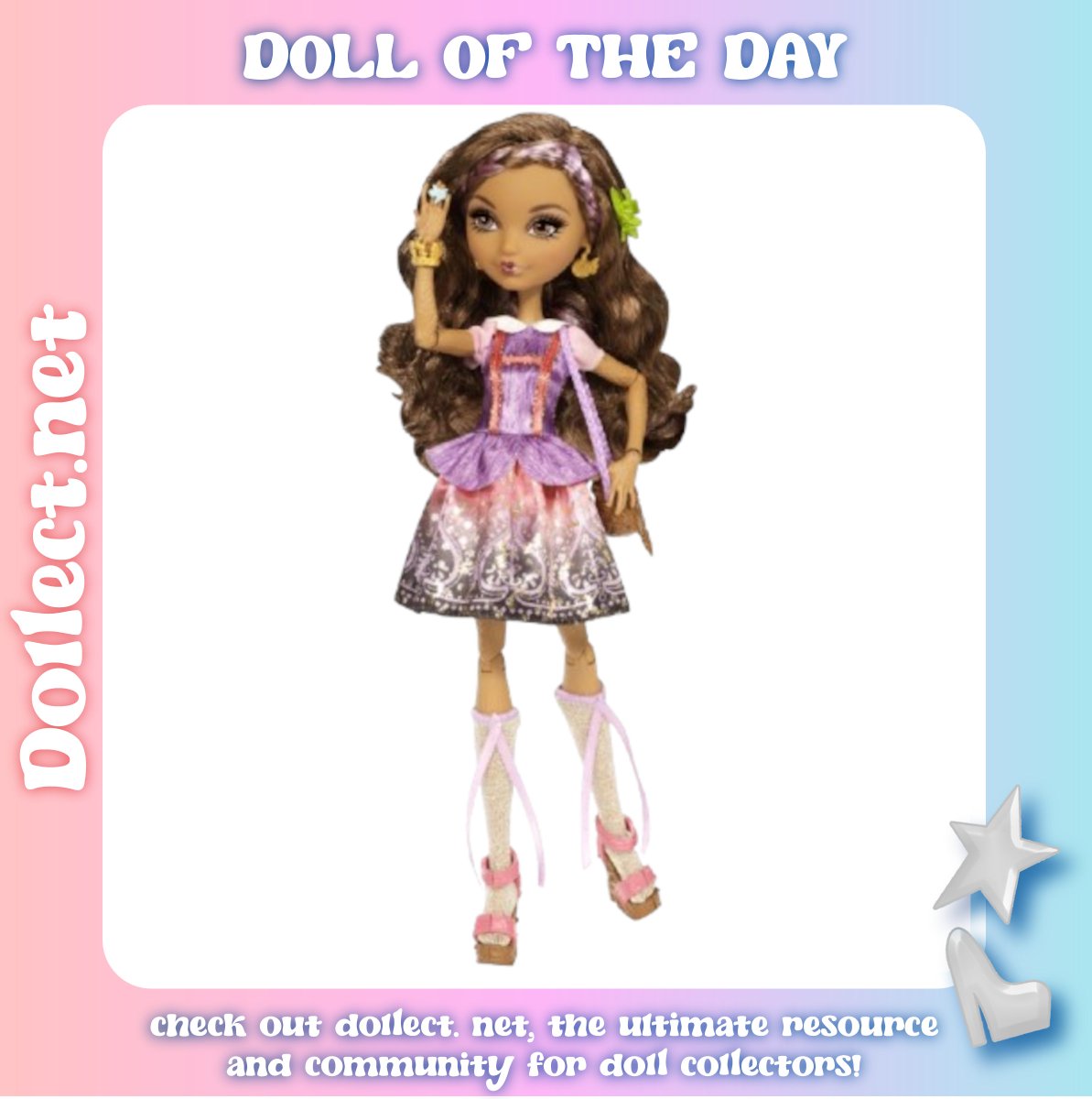 Dollect_net's tweet photo. Today's Doll of the Day is Signature Cedar Wood, an Ever After High doll released by Mattel in 2014. She was chosen in honor of Site Editor vince's Birthday! Happy Birthday! 🥳(September 24th, 2026) https://t.co/Fmvh2vk9ge