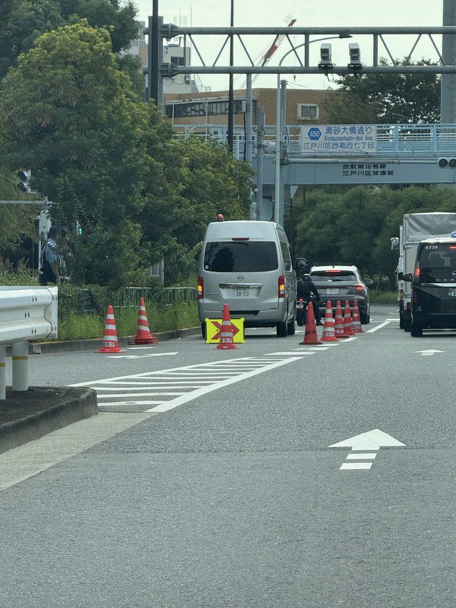 aloha5021's tweet photo. 清洲大橋下り9時から取締？
＃本日のサイン会場 https://t.co/NW3hMc3Rwh