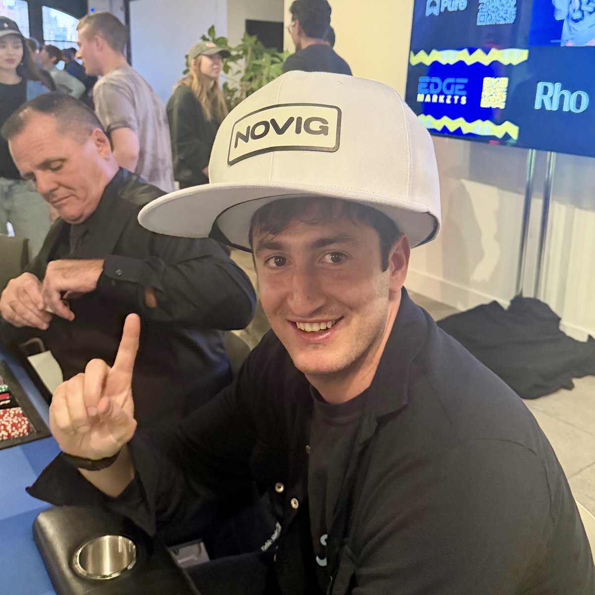 BlondiePredicts's tweet photo. Prediction markets by day, poker probabilities and poker faces by night!! 

Thank you @Novig @rhobusiness @edge_marketsio https://t.co/GjO4agaWw8