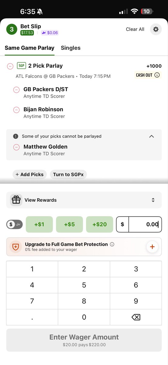 AndrueBowers's tweet photo. @DKSports if either of these hit and it’s because you wouldn’t let me parlay it, I will be pissed. https://t.co/Q8pVdQHnmi