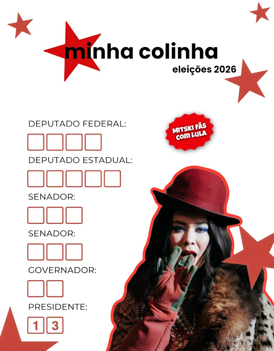 mitski_world's tweet photo. 🗳️ Colinha dos Mitskiers! ❤️⭐️

Pesquise as melhores candidaturas para a câmara e o senado no seu estado. Vote em pessoas que respeitem minorias e a democracia! 

Como fica a sua colinha preenchida? https://t.co/eO7Nje2x2X