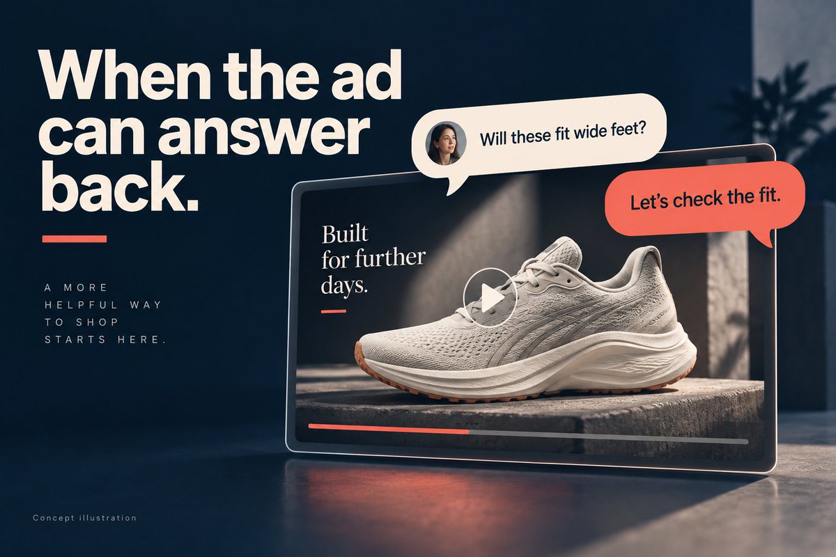 iskend3r's tweet photo. Google is testing conversational help inside YouTube ads.

An ad may soon need to explain fit, compatibility and returns—not just attract attention.

For retailers, product knowledge could become a creative advantage.

https://t.co/vQrjbUQIFZ https://t.co/ktipVkAE8n