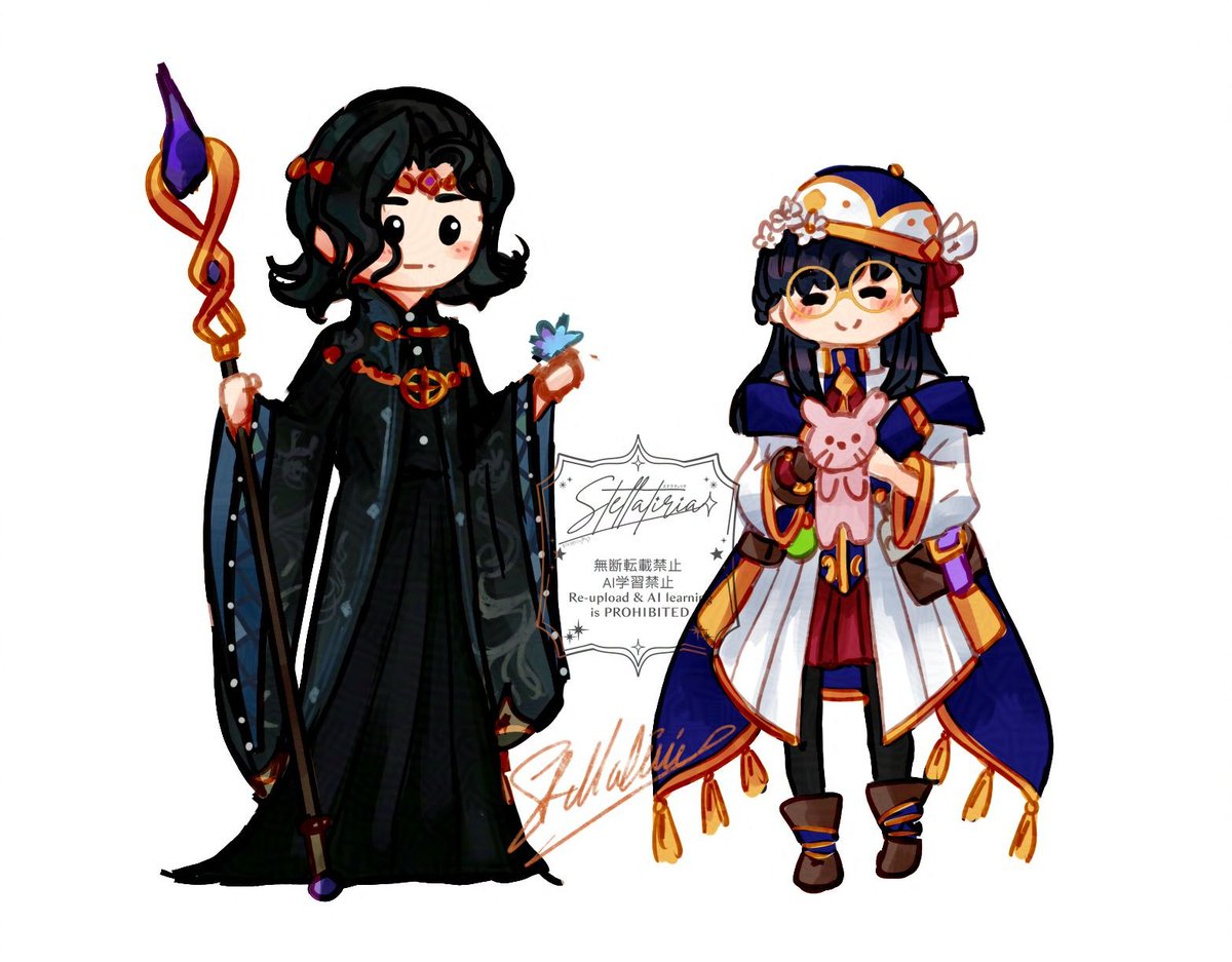 Stellatiria's tweet photo. curious what oomfs/moots can come up with for Cyran &amp; Meiri-- >:3c https://t.co/StApKFJepg