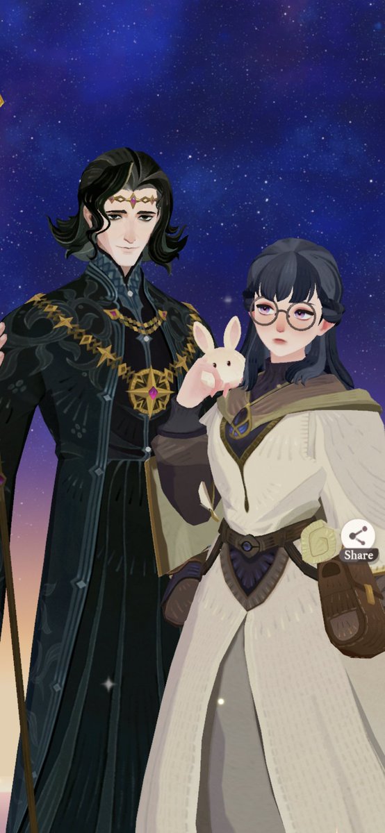 Stellatiria's tweet photo. curious what oomfs/moots can come up with for Cyran &amp; Meiri-- >:3c https://t.co/StApKFJepg