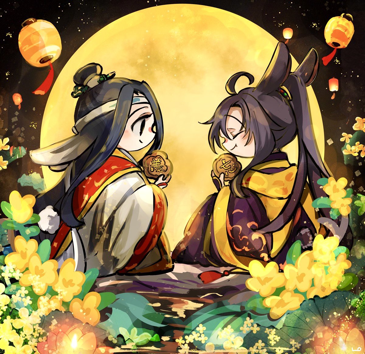 rooooca1's tweet photo. 中秋节快乐🎑🥮🐰✨ https://t.co/TihzXK9YTY