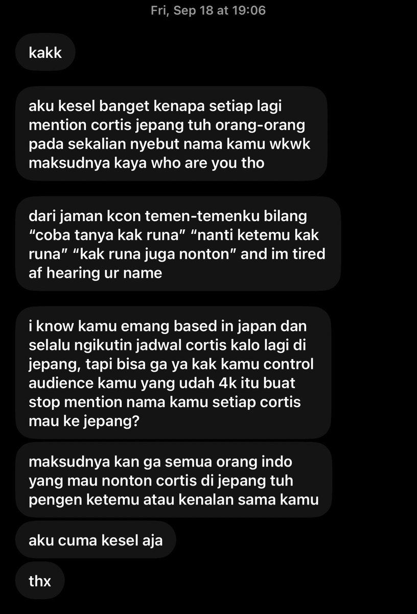 ushiiejima's tweet photo. why are people so hateful… ternyata udah dm aku dari bulan april ya… aku salah apa… https://t.co/Xk8QKVZoxE