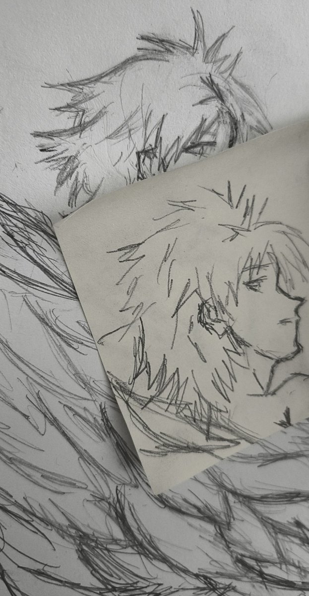hoonfvv's tweet photo. Recién entro a twt y veo que se hizo viral algo q no tenía planeado que se hiciera viral JAJAJA. 

En fin , miren mi dibujo de kaworu de evangelion https://t.co/8BQtcifrEr
