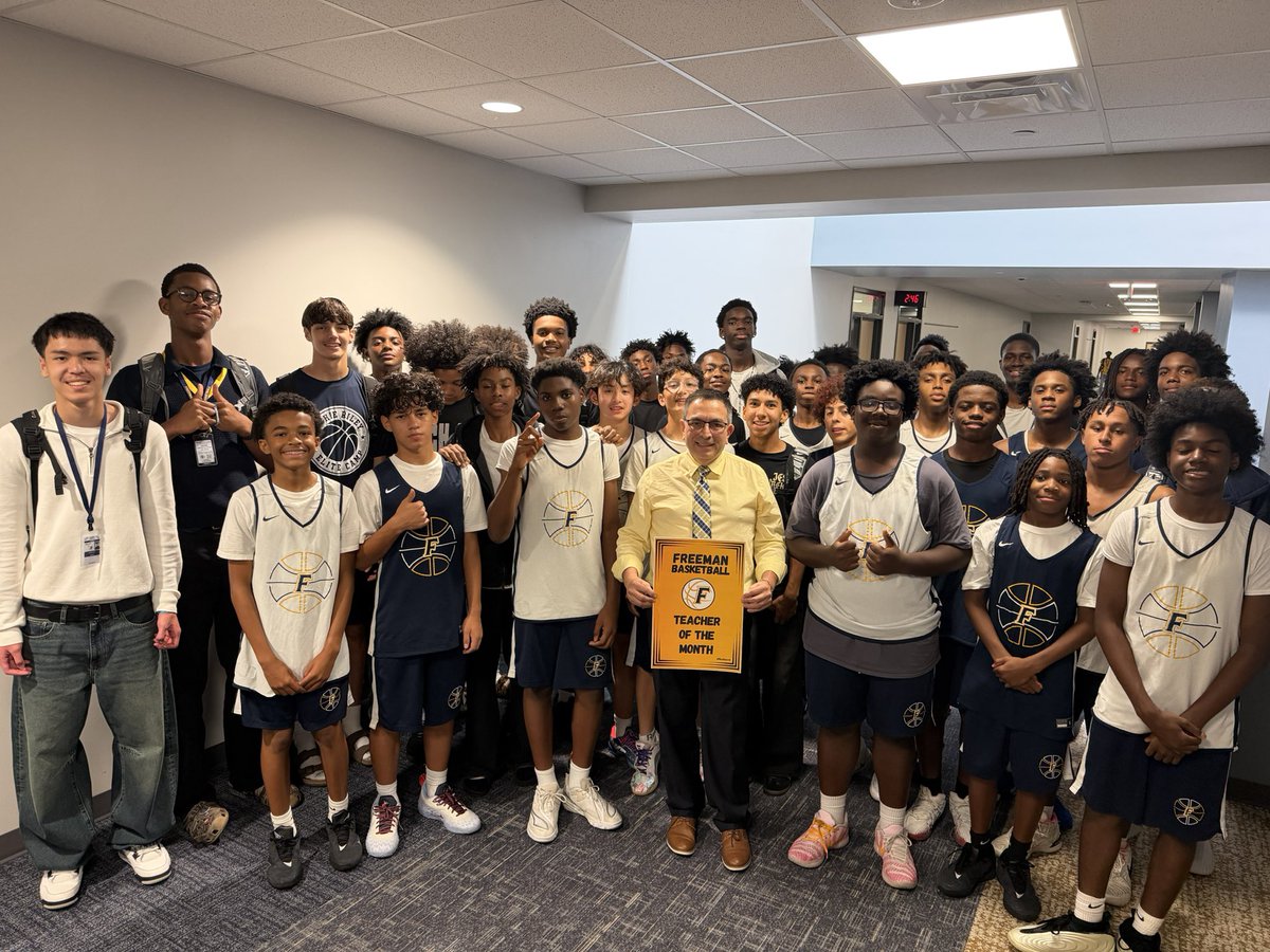 fhsgoldhoops's tweet photo. We are so happy to announce Mr. Davila as our September Teacher of the Month!!! #TheGoldStandard https://t.co/ABWS7EwKIh