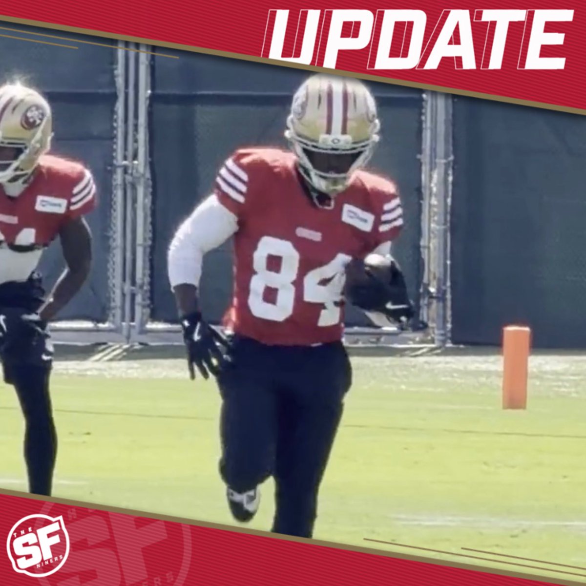 TheSFNiners's tweet photo. #49ers newest WR Brandin Cooks has a chance to play vs #Cardinals, per Kyle Shanahan 

via @KNBR || h/t @Coach_Yac https://t.co/zMu4utZELt