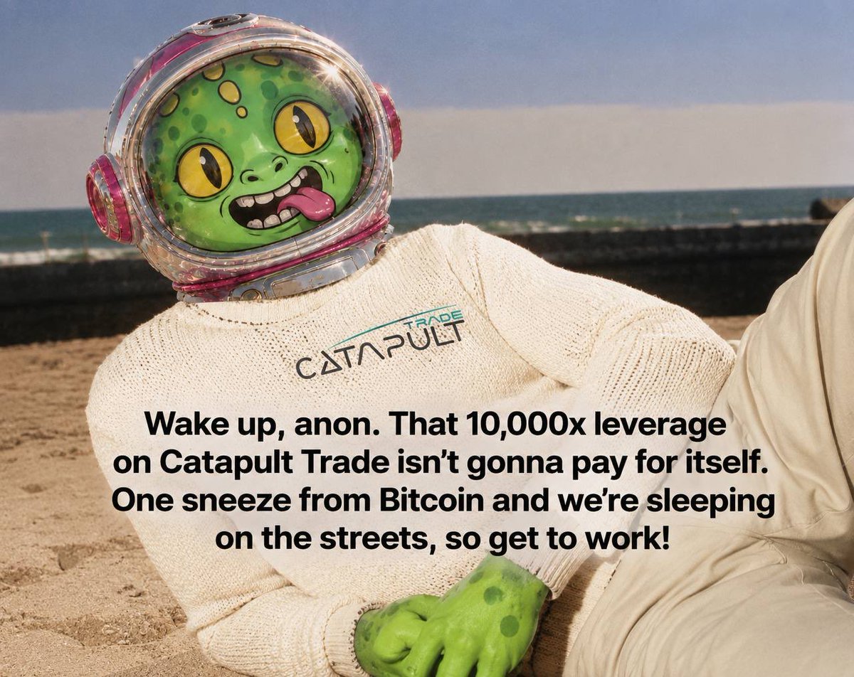 didicryptobabes's tweet photo. 10,000x leverage.
One BTC sneeze.
Zero regrets.

That’s tomorrow’s problem 🐸

@letsCatapult https://t.co/QFn084KebO