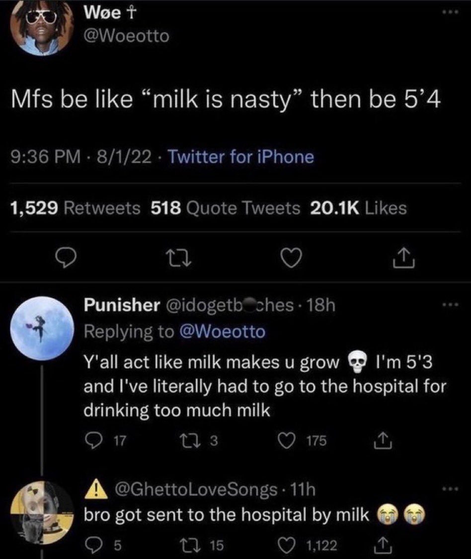 anglolarp's tweet photo. I keep passing out after drinking too much milk and i feel like this its so humiliating https://t.co/P7EYFhlo0P