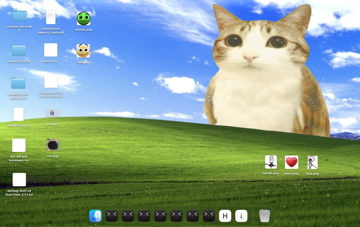 nucleisi's tweet photo. i changed my terminal app to look like the >_< !!! you can see it at the bottom https://t.co/eCAHyDaEaQ