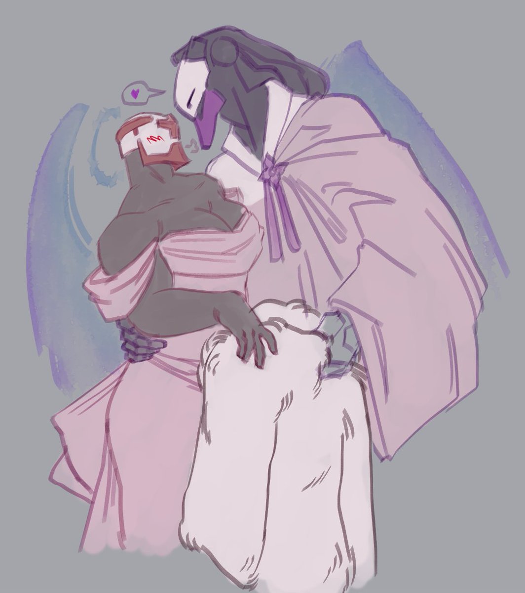 stoshasaurus1's tweet photo. i think about formalwear ramriel a lot where gabriel is self conscious and needs to be convinced to take the coat off (guy who is projecting) https://t.co/pTrRO9LJC5