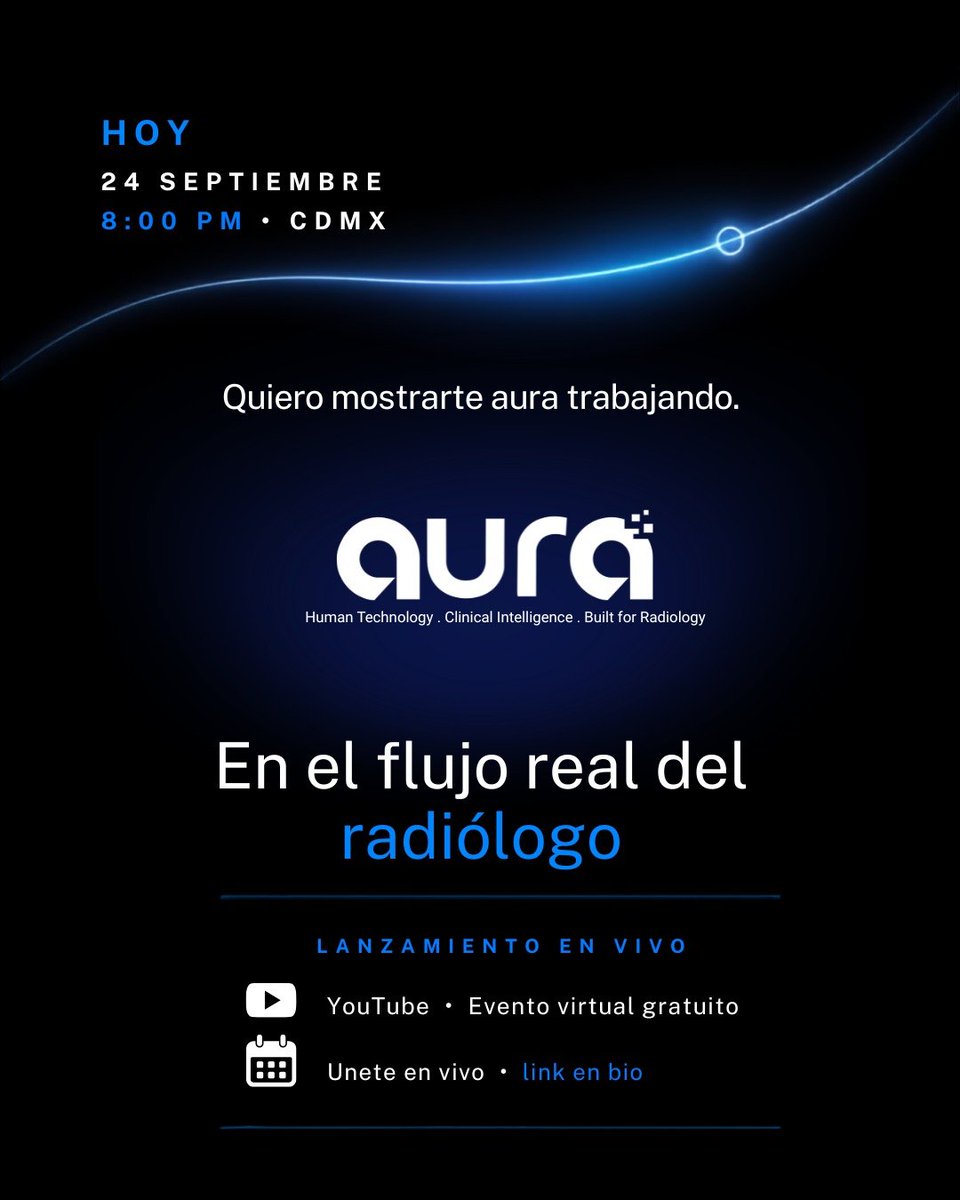 dr_maxjoao's tweet photo. Queríamos construir algo que tuviera sentido para un radiólogo un martes cualquiera.

Y apareció una pregunta:
¿Mejorar es hacer cada paso más rápido… o lograr que algunos dejen de ser necesarios?

Hoy mostramos nuestra respuesta.
8 PM CDMX · YouTube Live
https://t.co/pBXhof23Yn https://t.co/AsR9IHzqh4