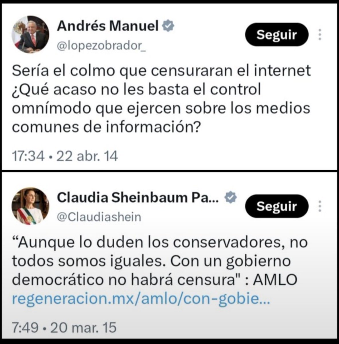 jgonzalolopez's tweet photo. @arturoavila_mx @Claudiashein @LuisaAlcalde @rosaicela_ @ivan_escalante #CeroVotos
Se convirtieron en lo que tanto criticaban !! 
🤷‍♂️😂🤦‍♂️👇🏻 https://t.co/Y7kXSNx4p8