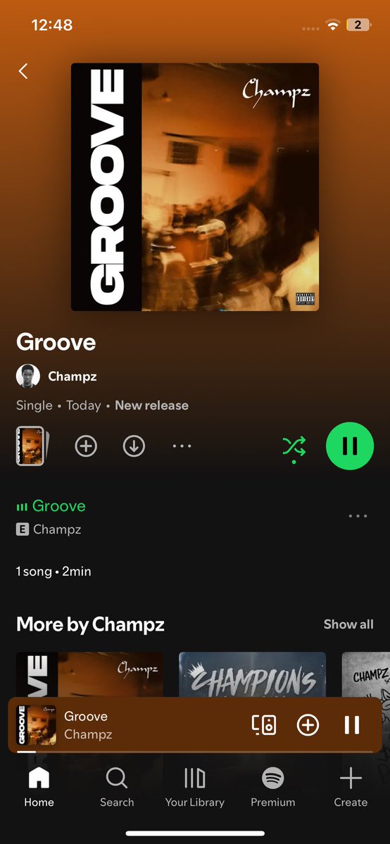 CruizzWorld's tweet photo. CHAMPZ

“GROOVE”

OUT NOW🚨 https://t.co/Dw1EIfekux