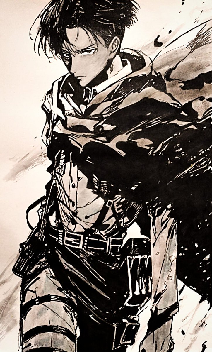 Michael_Wicket's tweet photo. Levi — traditional drawing.

Ink and mixed media.

#AttackOnTitan #Levi https://t.co/FzMPAEkiZi
