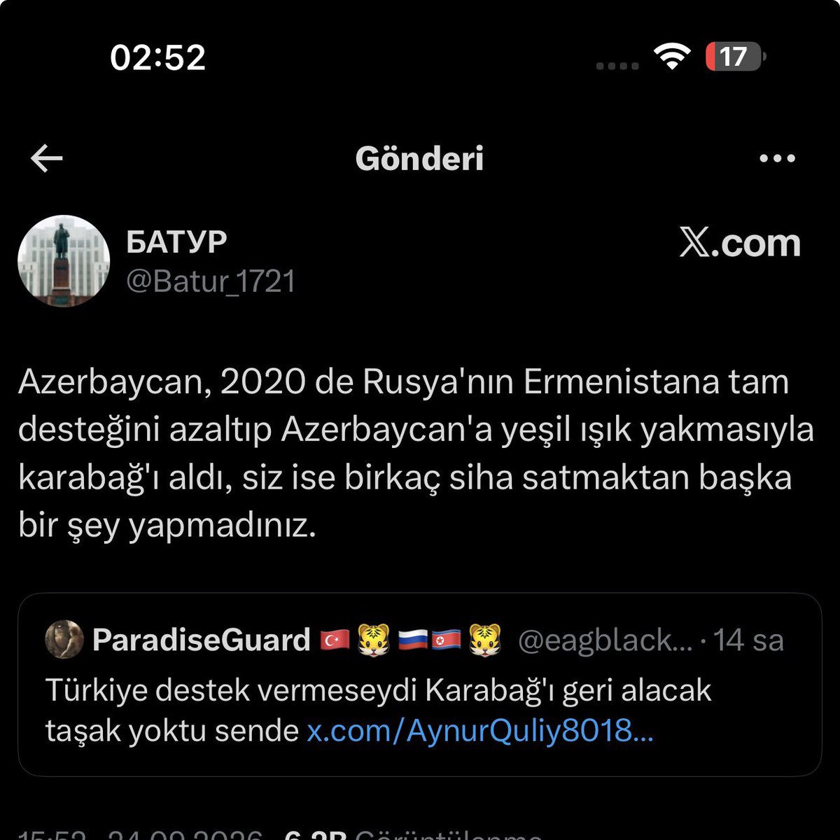 fellasargo's tweet photo. @Osmandemirvoua @Alper_TeMuRi_ Bak ne yazmış kardeşin 😂 https://t.co/ENblic0GNV