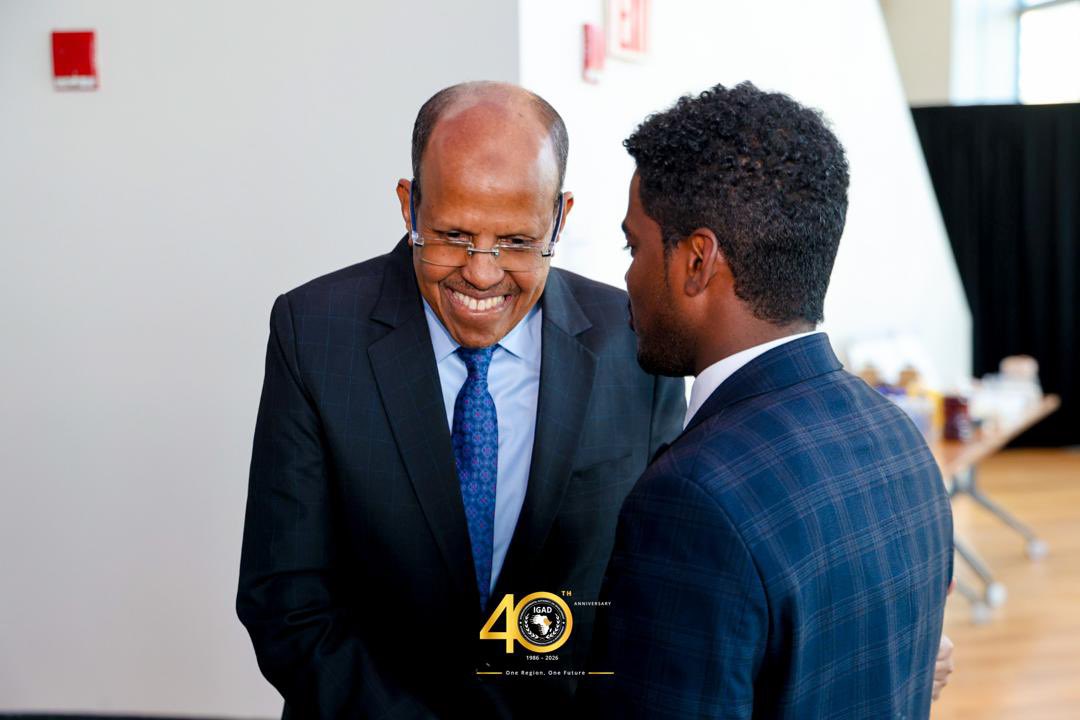 cherinet_'s tweet photo. On the margin of #UNGA81 session, I had pleasure of engaging briefly with African Union chairperson H.E @ymahmoudali . I shared my vision and interest for the position of the #African Union Youth envoy, to better transform the voice of young people across the African continent. #UNGA81