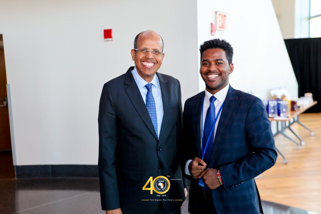 cherinet_'s tweet photo. On the margin of #UNGA81 session, I had pleasure of engaging briefly with African Union chairperson H.E @ymahmoudali . I shared my vision and interest for the position of the #African Union Youth envoy, to better transform the voice of young people across the African continent. #UNGA81