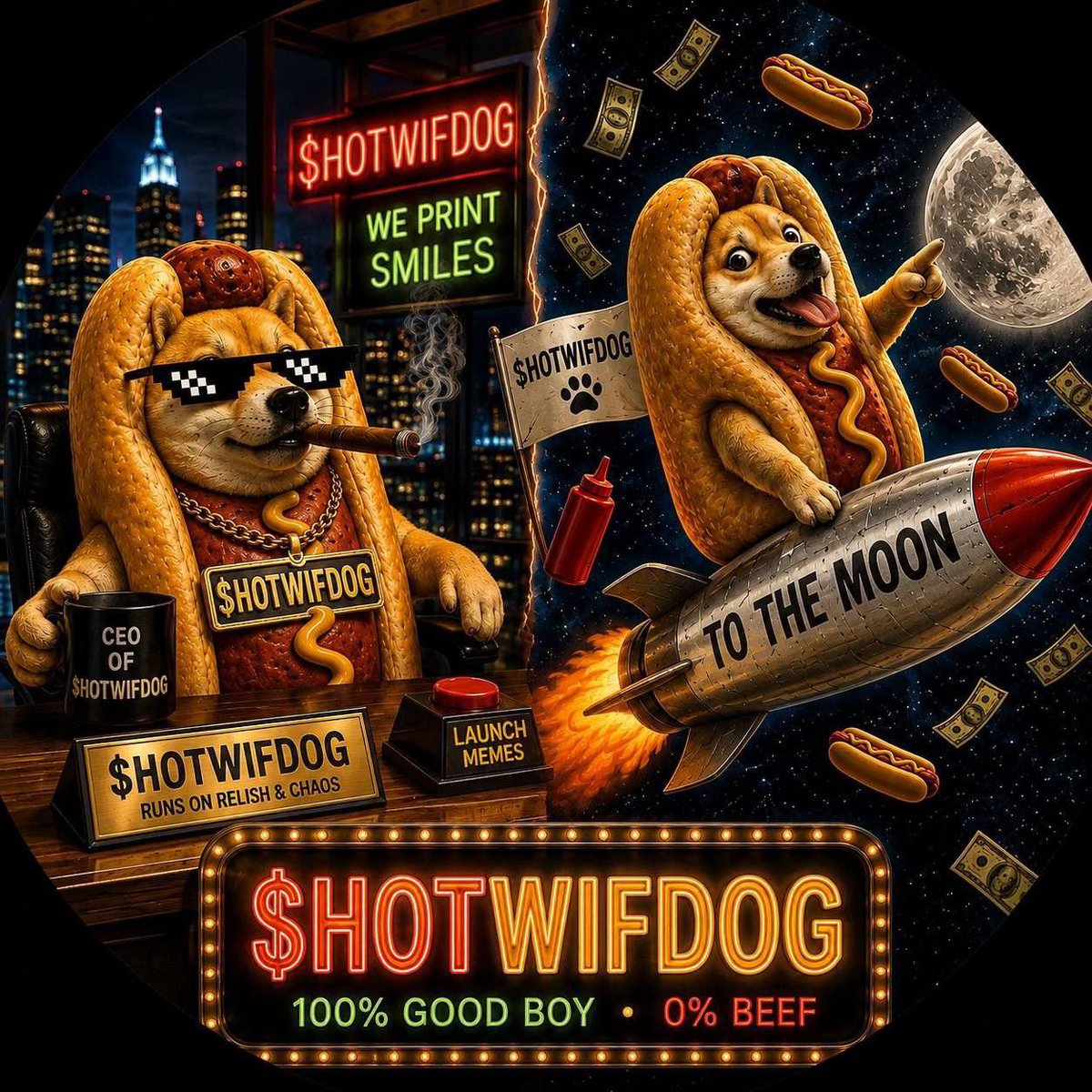 CODYWHALESCHINA's tweet photo. $HOTWIFDOG — Solana Meme Coin 🐕🔥

HOT + WIF + DOG，融合 Solana 热门 Meme 文化，柴犬热狗吉祥物，社区活跃，主打 Meme、社区和传播。

🪙 SOL CA:
A3JwXNBH9zhKP5HM4VJHmfbkw1sHphULzPWpFnZ2pump

X: https://t.co/i5CGeXbG6S https://t.co/TywYPiN8XD