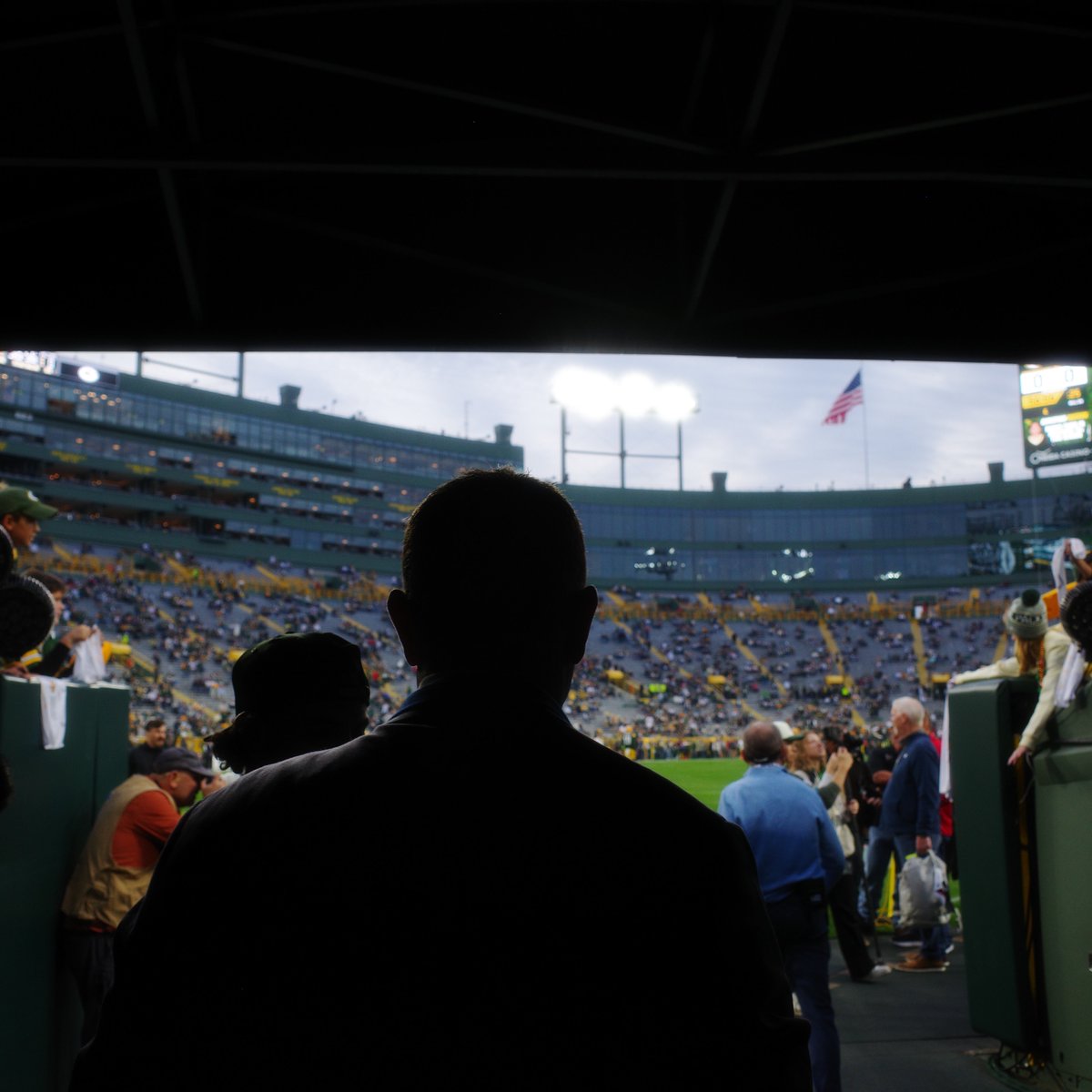 KirkHerbstreit's tweet photo. Field of Dreams of the NFL @LambeauField 

@AtlantaFalcons vs @packers - 8:15pm ET on @nflonprime https://t.co/u8YLEcQRS9
