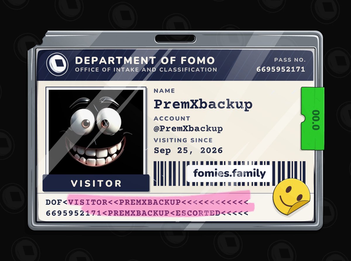 PremXbackup's tweet photo. @FomiesNFT Applied for it ...
#fomies https://t.co/sduosR7HKz
