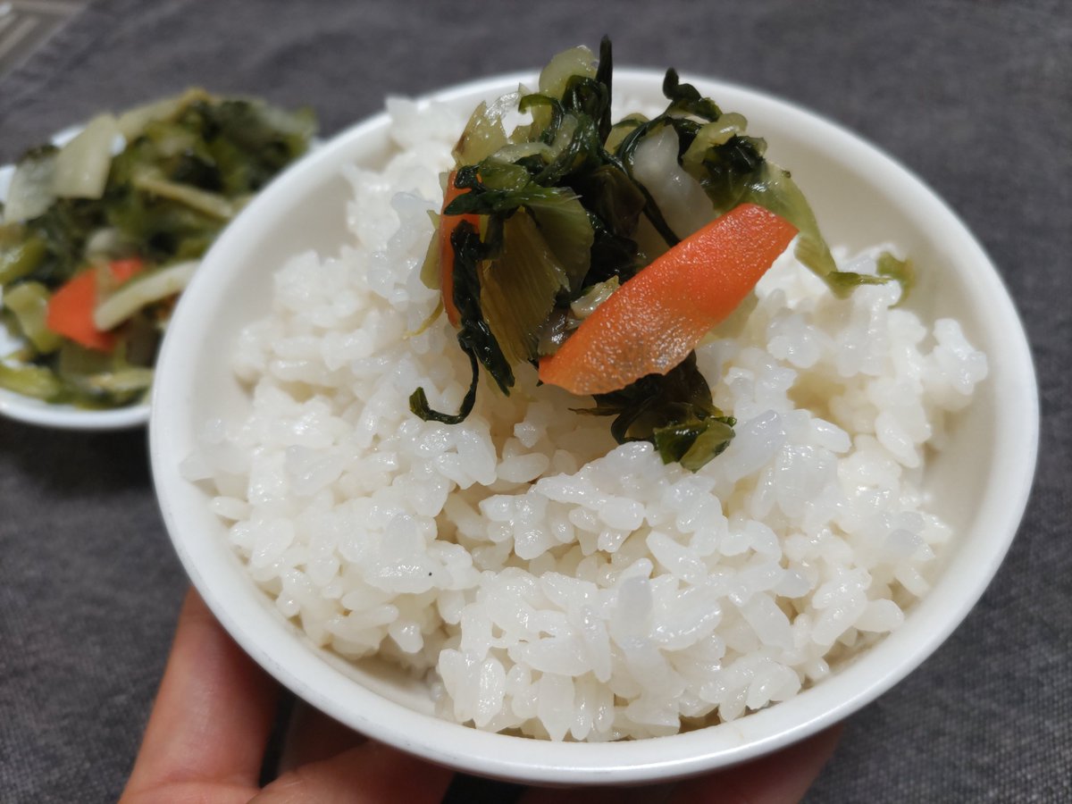 ENJOYBOUSAI's tweet photo. 山形県を代表する漬物の１つ【おみ漬】
ホカホカご飯にのせると最高。 https://t.co/EGojRNDt0b
