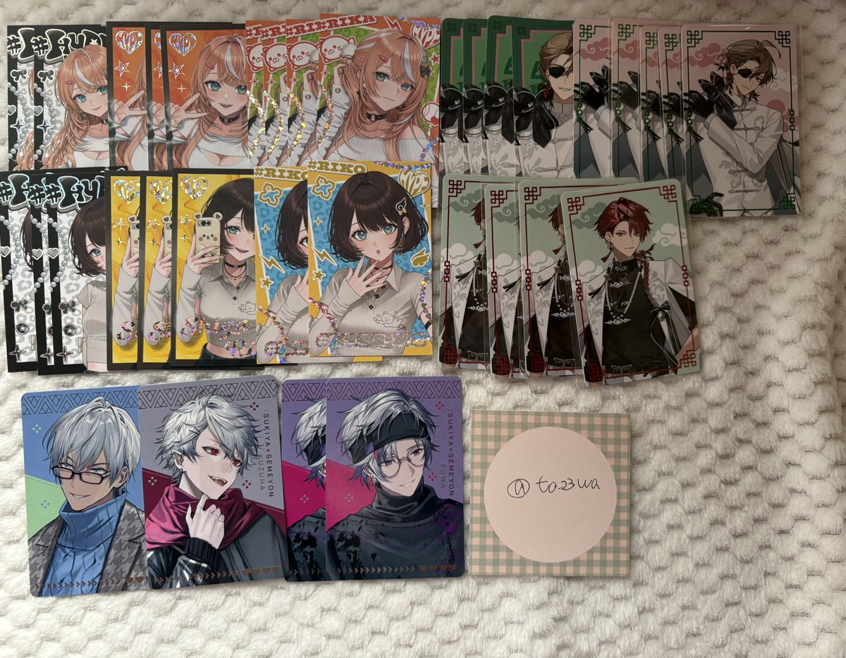 to_23_wa's tweet photo. 【買取/交換】にじさんじ/8周年/アニメイト特典/エデン組/5周年/チェキ/譲渡/グッズ

求:PayPay＋送料、同異種❤️‍🔥
譲:画像のグッズ

お取引経験がある方/普通郵便のみ

お気軽にお声掛け下さい🙇🏻‍♀️ https://t.co/wPbzPa80qj