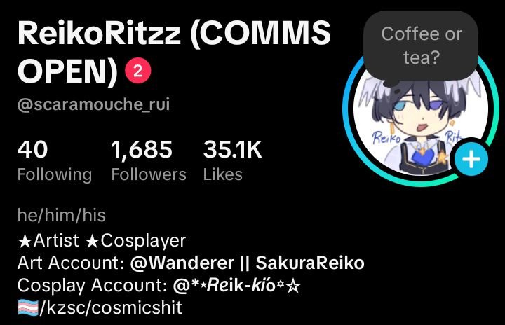 ScaramoucheRui's tweet photo. Other account (I SWEAR WHY IS THE PFP ON THE OTHER SIDE ??) #Tiktok #art https://t.co/GyvYSFJUGM