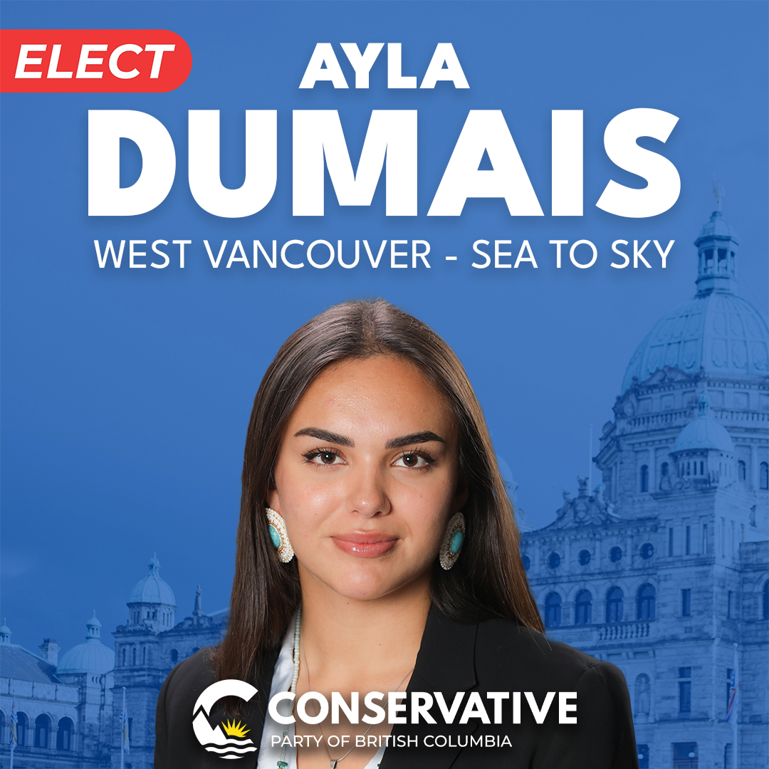 Conservative_BC's tweet photo. Ayla Dumais in West Vancouver - Sea to Sky!

Ayla Dumais was raised in Squamish, BC and is a proud member of Prophet River First Nation.

Learn more: https://t.co/ff6ptm2r1j https://t.co/lWod9A8gpf