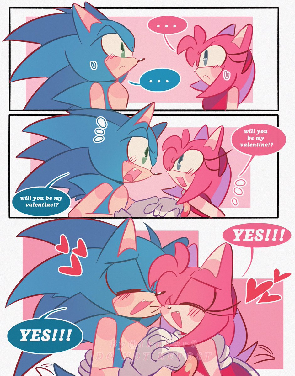 Ikukur0's tweet photo. I draw Sonamy, guess who's the most clingy one here from all my drawing between this two ✌🏻❣️ https://t.co/iA30PeEVWY