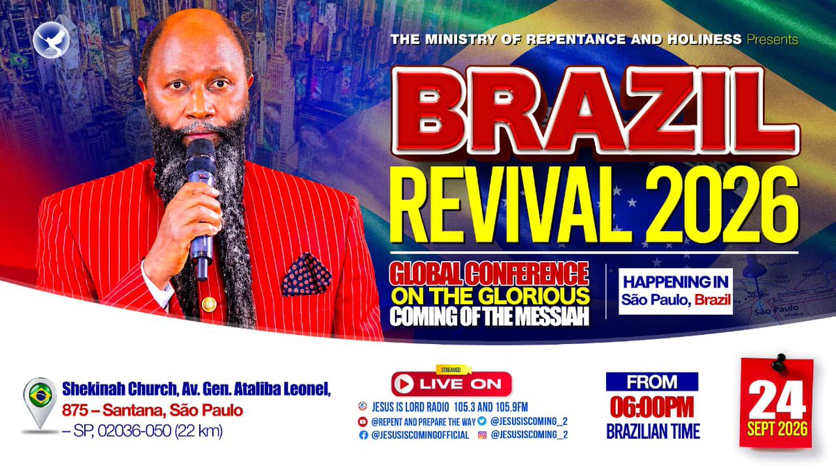 BlessingKh70815's tweet photo. THE CONFERENCE IS LIVE NOW BLESSED PEOPLE LET US ALL BE CROSS  OVER TO BRAZIL 
@BrazilTimelyWord https://t.co/kNqdgbqbge