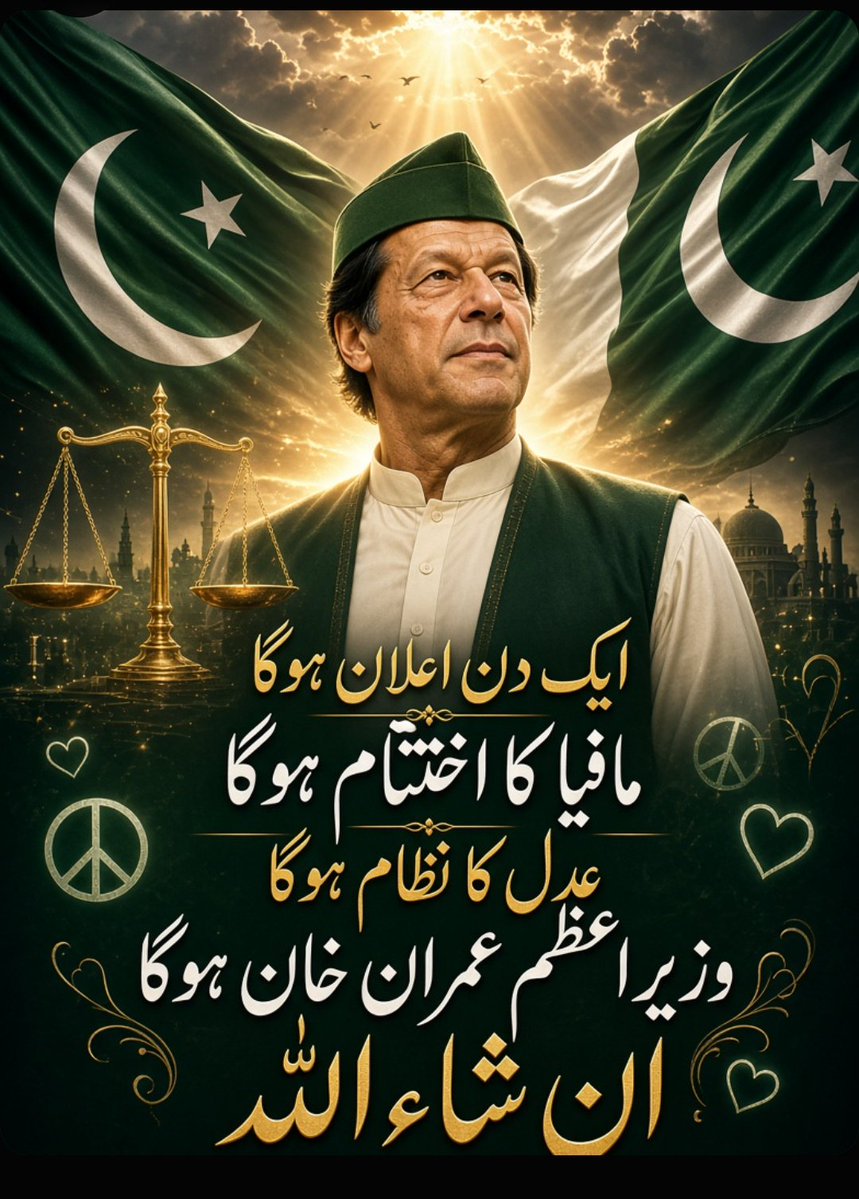 ShifaKhanz's tweet photo. ایک دن اعلان ہوگا
مافیا کا اختتام ہوگاعدل کا نظام ہوگاوزیر اعظم عمران خان ہوگا✌️❤️💯
ان شاء ﷲ https://t.co/K4PJ7JUn7Q