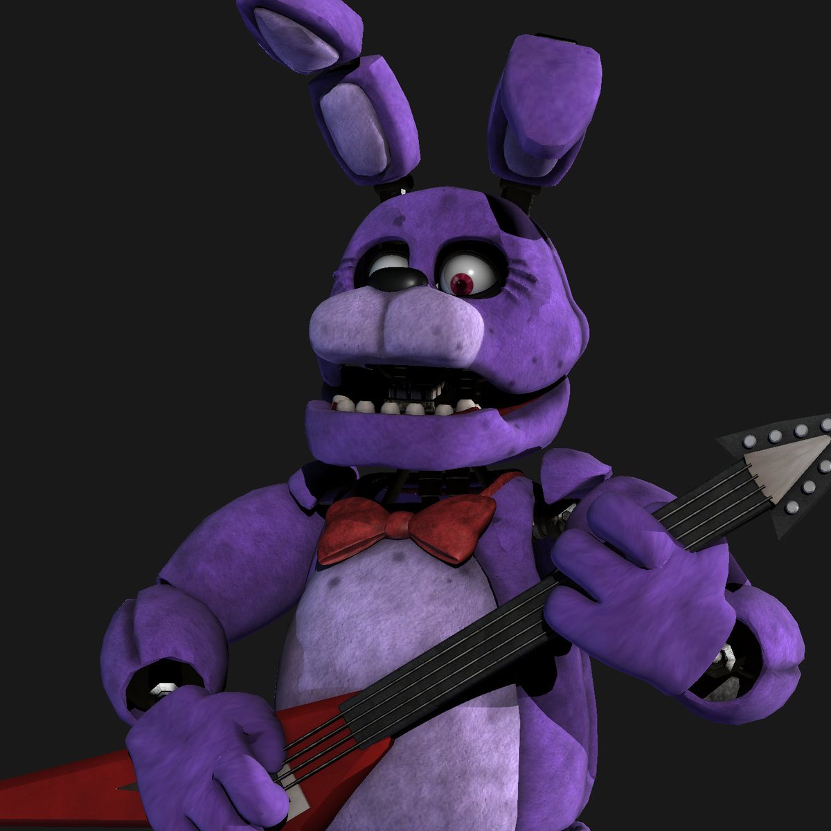 Foxynose2010's tweet photo. Bonnie is ready; I made a purple version of him. https://t.co/dXsfi43Wba