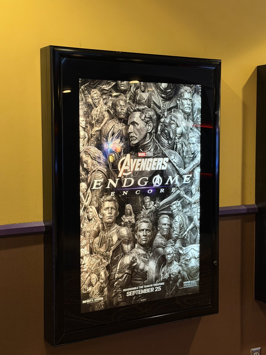 TheEricGoldman's tweet photo. Hey, you know what’s a freaking awesome 
 movie?! Avengers: Endgame!! The new Doomsday teasers were fun, but regardless, I was once more so impressed by how well Endgame works and all it accomplishes. And it was so great to see it with a sold out, cheering crowd once more! https://t.co/Q0W4uAkXiU