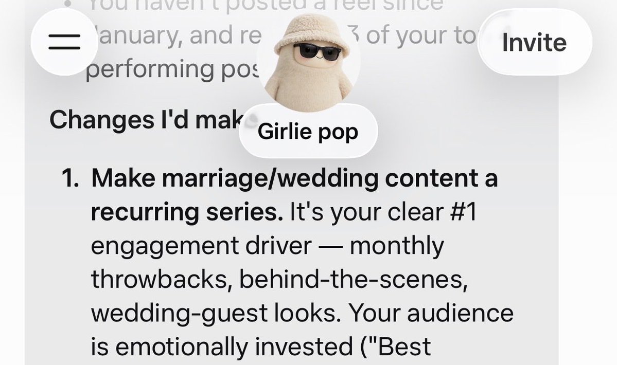 'Girlie pop' audited my Instagram
