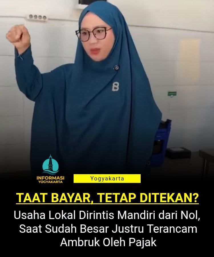 JHPrabowo_on_X's tweet photo. Sudah kuduga ☺️☺️
—————————————
"Ambil aja semua... Saya mulai lagi dari nol apa-apa."

​Pernah gak sih bayangin, udah berjuang mati-matian nahan lapar dan prihatin demi ngebangun usaha dari nol tanpa suntikan dana dari siapapun, begitu sukses malah dihadapkan pada tekanan berat? 💔

​Inilah yang dialami Mbak Dy (Owner Bolosego). Usaha yang kini menampung 180 karyawan ini sedang berada di titik ujian terberatnya terkait persoalan pajak.

​Padahal, Bolosego bukan tidak bayar pajak. Mereka rutin menyetor hingga Rp500 Juta lebih! Tapi angka setengah miliar itu masih dianggap kurang dan terus didor hingga Rp1,3 M–Rp1,5 Miliar.

​Ya, bayar pajak itu memang kewajiban. Tapi kalau sudah taat bayar Rp500 Juta lalu tetap didor sampai Rp1,5 Miliar, gimana perasaanmu?

​Bagi seorang pemilik usaha, bisnis bukan cuma soal untung-rugi. Ada 180 kepala keluarga yang bergantung di dalamnya. Mempertahankan usaha ini kini jadi bentuk jihad demi menjaga rezeki banyak orang. 🤲

​👉 Menurutmu, apakah penilaian pajak untuk UMKM/usaha lokal yang sedang berkembang seperti ini sudah cukup adil? 

​#Bolosego #PajakUMKM #CurhatPajak

Sc.Informasi Yogyakarta