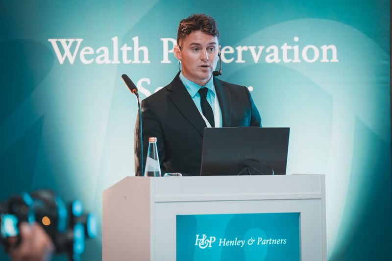 NaoeroOffice's tweet photo. Thomas Davies represented the Naoero Program Office at the Henley &amp; Partners Wealth Preservation Seminar in İzmir, presenting Naoero’s Economic and Climate Resilience Citizenship Program and its distinctive citizenship by contribution model. https://t.co/1fNKLPg5VA