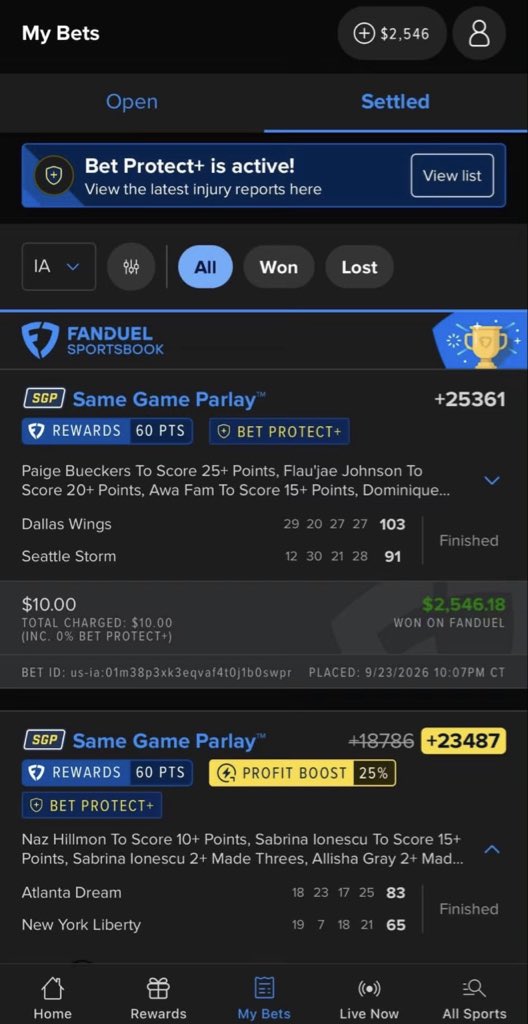 JoeyAnn18HP's tweet photo. Like my first time making a halftime bet for WNBA… anyone tell me if this is any good? 🤷🏽‍♀️#WNBA #nba #picks #BettingTwitter #bets https://t.co/wjy2GSB2xj