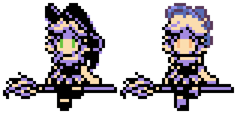 RepugnantBounty's tweet photo. The head witch Felicia was touched up and slightly redesigned! (right is new left is old) https://t.co/mo3K9SYWQg
